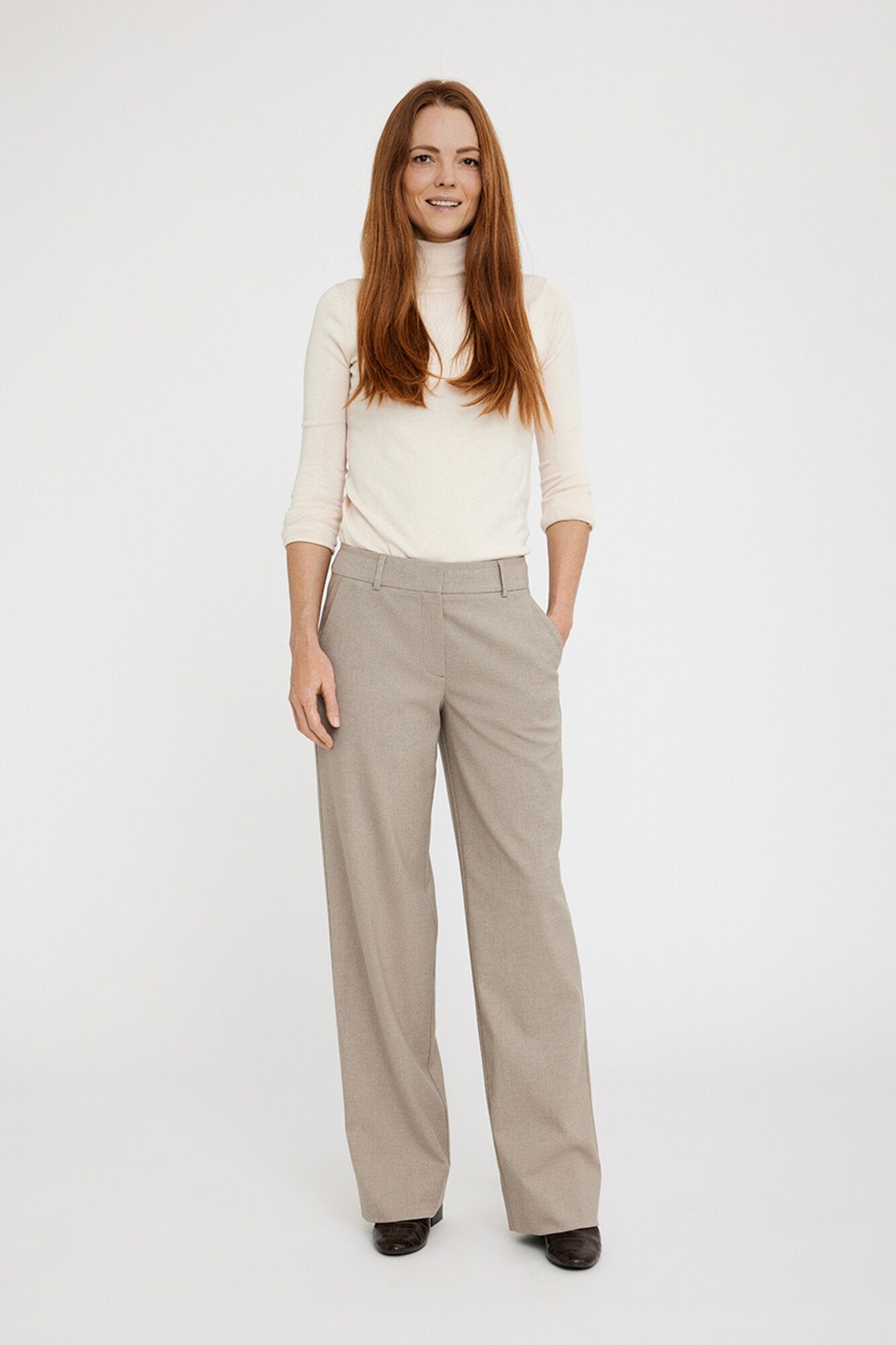 Dena habitbukser - Dark Sand Melange